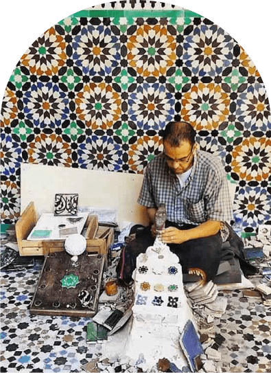 mosaïque, zelij marocain